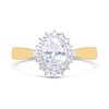 Night & Day Silver And 9ct Gold Cubic Zirconia Oval Cluster Ring - M1720 Alternative Image