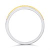 Night & Day Silver And 9ct Gold Diamond Signet Ring - M1782 Alternative Image