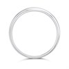 Silver And 9ct Gold Central Detail Court Wedding Ring-6mm - M29101 Alternative Image