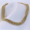 AUREUS Silver And 9ct Bonded Gold  3 Row Rope Bracelet - M3658 Alternative Image