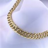 AUREUS Silver And 9ct Bonded Gold  Double Curb Bracelet - M3701 Alternative Image