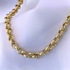 AUREUS Silver And 9ct Bonded Gold Belcher Bracelet - M3702 Alternative Image