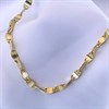 AUREUS Silver & 9ct Bonded Gold Valentino Bracelet - M3751 Alternative Image