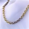 AUREUS Silver And 9ct Bonded Gold Two-Colour Rolo Bracelet - M3770 Alternative Image