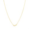 AUREUS Silver And 9ct Bonded Gold 18in Valentino Chain - M3802 Alternative Image