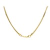 AUREUS Sterling Silver & 9ct Bonded Gold Franco Necklace - 18in - M3806 Alternative Image