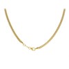AUREUS Sterling Silver & 9ct Bonded Gold Curb Chain - 18in - M3808 Alternative Image