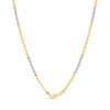 AUREUS Silver And 9ct Bonded Gold 18in Two-Colour Rolo Chain - M3870 Alternative Image