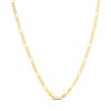 AUREUS Silver And 9ct Bonded Gold 18in Figarucci Chain - M3901 Alternative Image