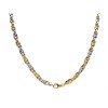 AUREUS Sterling Silver & 9ct Bonded Gold Two Colour Necklet - 18in - M3980 Alternative Image