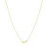 AUREUS Silver And 9ct Bonded Gold Heart Necklace - M4001 Alternative Image