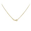 AUREUS Sterling Silver & 9ct Bonded Gold Teardrop Crystal Necklace - M4031 Alternative Image