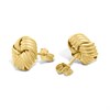 18ct Gold Vermeil Knot Stud Earrings - M5102 Alternative Image