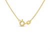 18ct Gold Vermeil CZ Heart Necklace - M6006 Alternative Image