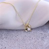 18ct Gold Vermeil Opal Heart Necklace - M6049 Alternative Image