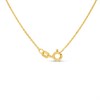 18ct Gold Vermeil CZ Cross And Chain - M6081 Alternative Image