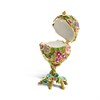 Treasured Trinkets Floral Egg Trinket Box - P12191 Alternative Image