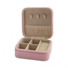 Pink Square Fitted Travel Jewel Box - P55164 Alternative Image