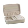 5270 Ivory PU Quilted Travel Jewel Box - P55170 Alternative Image