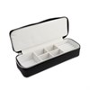 Large Black Bonded Leather Travel Case - P55196 Alternative Image