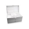 Mele & Co Grey Bonded Leather Jewellery Box - P5597 Alternative Image