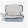 Stackers Dusky Blue Zipped Travel Jewellery Box - P5837 Alternative Image