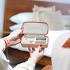Stackers Blush Pink Zipped Travel Jewellery Box - P5854 Alternative Image
