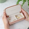 Stackers Blush Pink Zipped Travel Jewellery Box - P5854 Alternative Image