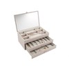 Carters Of London Taupe Jewellery Box - P5867 Alternative Image