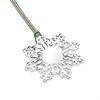 Newbridge Silver Plated Snowflake Christmas Ornament - P59163 Alternative Image