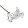 Newbridge Silver Plated Dove With Bell Decoration - P59199 Alternative Image