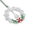 Snowflake Wreath With Hanging Tree - P59209 Alternative Image