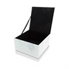 White Marble Design Glass Trinket Box - P60124 Alternative Image