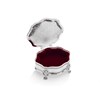 Sophia Silver Plated Velvet Lined Trinket Box - P6038 Alternative Image