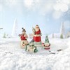 Jim Shore 6011688 Wonderland Snowman Sledding - P61109 Alternative Image