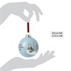 Peter And Benjamin's Snowball Fight Hanging Bauble - A29524 - P8765 Alternative Image