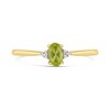 9ct Gold Peridot And Diamond Birthstone Ring - August - R0208 Alternative Image