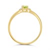 9ct Gold Peridot And Diamond Birthstone Ring - August - R0208 Alternative Image