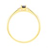 9ct Gold Black Sapphire And Diamond Ring - R0209 Alternative Image