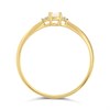 9ct Gold Opal And Diamond Birthstone Ring - October - R0210 Alternative Image
