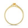 9ct Gold Citrine And Diamond Birthstone Ring - November - R0211 Alternative Image