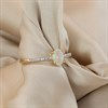 9ct Gold Opal And Diamond Ring - R09100 Alternative Image