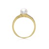 9ct Gold Freshwater Pearl And Diamond Ring - R0941 Alternative Image