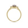 9ct Gold Marquise Garnet And Cubic Zirconia Ring - EXCLUSIVE - R0947 Alternative Image