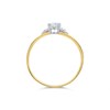 9ct Gold Sky Blue Topaz And Diamond Ring - R0959 Alternative Image