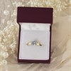 9ct Gold Sky Blue Topaz And Diamond Ring - R0959 Alternative Image