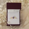 9ct Gold Amethyst and Diamond Ring - R0961 Alternative Image