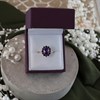 9ct Gold Amethyst Cluster Ring - R0963 Alternative Image
