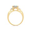 9ct Gold Mystic Topaz And Diamond Ring - R0970 Alternative Image