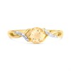 9ct Gold Citrine And Diamond Ring - R0981 Alternative Image